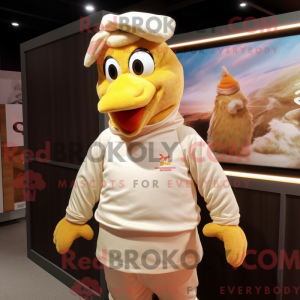 Disfraz de mascota de pollo...