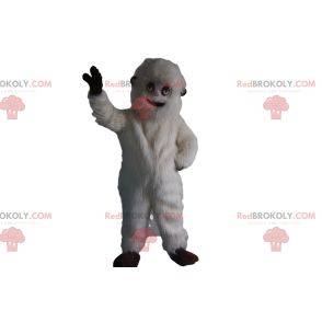 Maskottchen White Yeti. Weißes Yeti-Kostüm