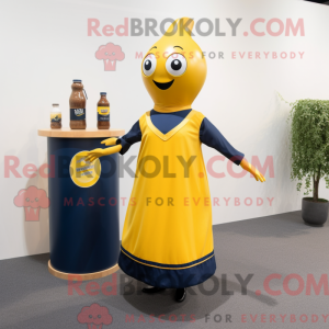 Navy Bottle Of Mustard...