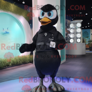 Black Geese mascot costume...