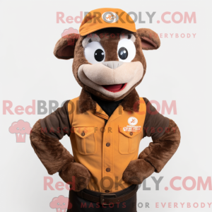 Disfraz de mascota Brown...