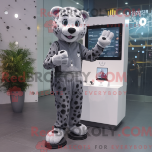 Disfraz de mascota leopardo...