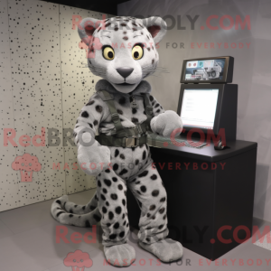 Disfraz de mascota leopardo...