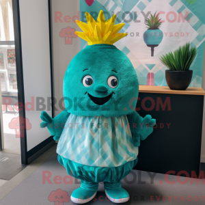 Disfraz de mascota de Teal...