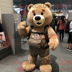 Disfraz de mascota Tan Bear...