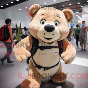 Tan Bear mascottekostuum...