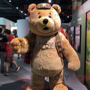 Figura de máscara de urso...