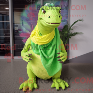 Lime Green Iguanodon...