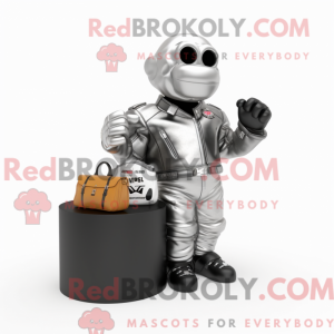 Silver Boxing Glove mascot...