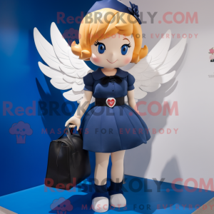 Navy Cupid-maskotdraktfigur...
