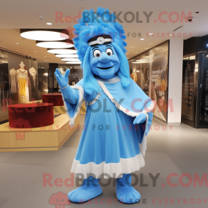 Postava maskota Sky Blue...