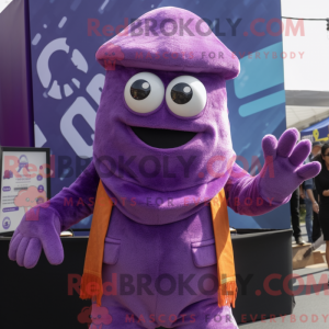 Postava maskota Purple...