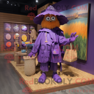 Lilla fugleskræmsel maskot...