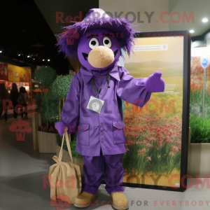 Postava maskota Purple...