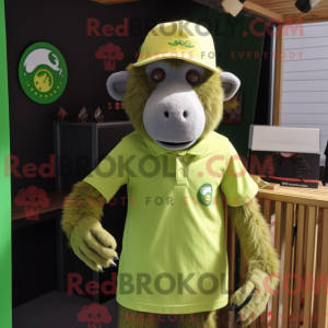 Limegrønn bawarski...
