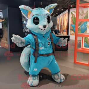 Turquoise vliegende...