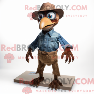 Brown Archeopteryx mascot...