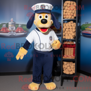 Navy Hot Dogs Maskottchen...