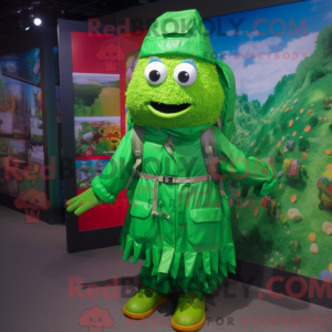 Green Jambalaya mascot...