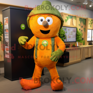 Oliven Orange maskot...