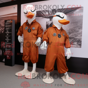 Rust Swans mascot costume...