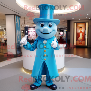 Postava maskota Sky Blue...