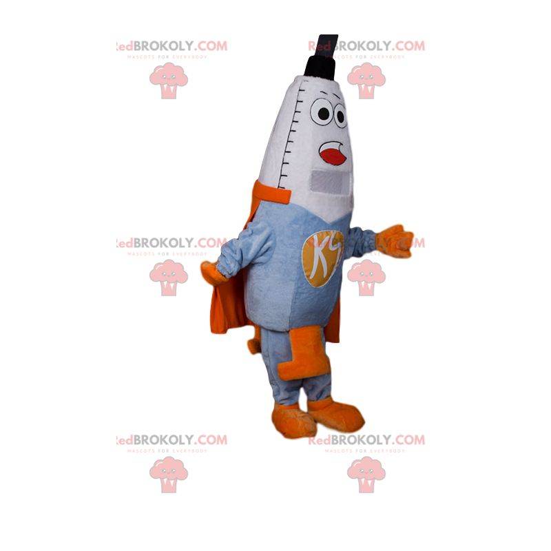 Super hero bottle mascot
