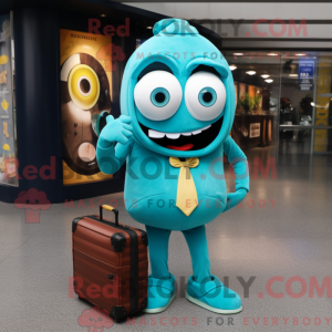 Costume mascotte de Cyclope...