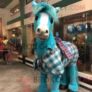 Turkis Mare maskot kostume...
