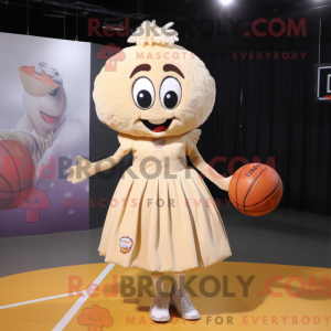 Cream Basketball Ball...