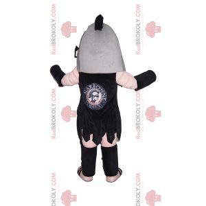 Römisches Kriegermaskottchen mit seinem Helm