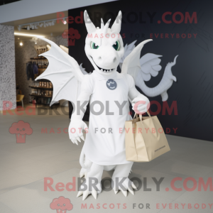 Weißer Drache Maskottchen...
