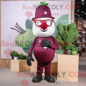 Máscara Maroon Beet com...