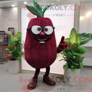 Máscara Maroon Beet com...