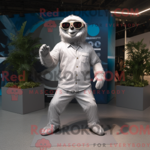 Silver Giant Sloth mascot...
