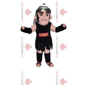 Römisches Kriegermaskottchen mit seinem Helm