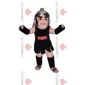 Römisches Kriegermaskottchen mit seinem Helm