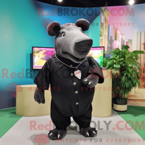 Máscara de Tapir Negra com...