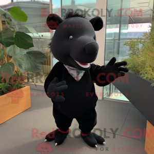 Máscara de Tapir Negra com...