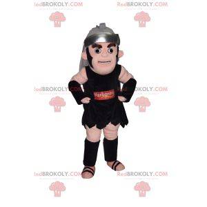 Römisches Kriegermaskottchen mit seinem Helm