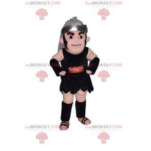 Römisches Kriegermaskottchen mit seinem Helm