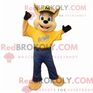 Disfraz de mascota Gold Bat...