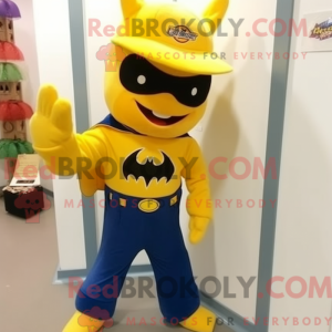 Gold Bat-maskot drakt...