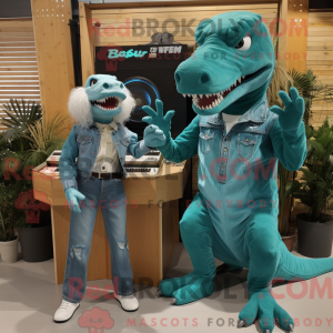 Disfraz de mascota Teal T...