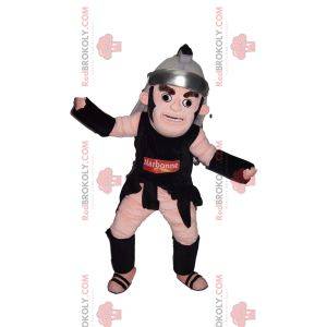 Römisches Kriegermaskottchen mit seinem Helm