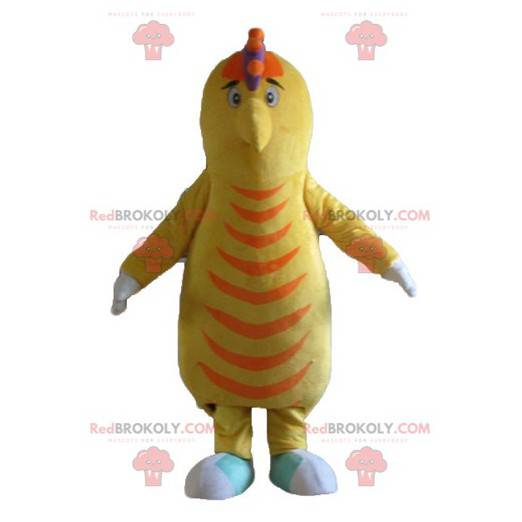 Geel en oranje vogel mascotte aardappel - Redbrokoly.com