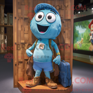 Costume de mascotte de Cyan...