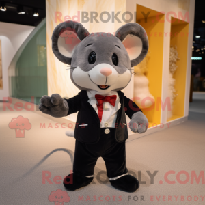 Svart hamster maskot...