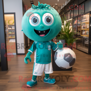 Teal Soccer Ball...