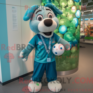 Teal Soccer Ball...